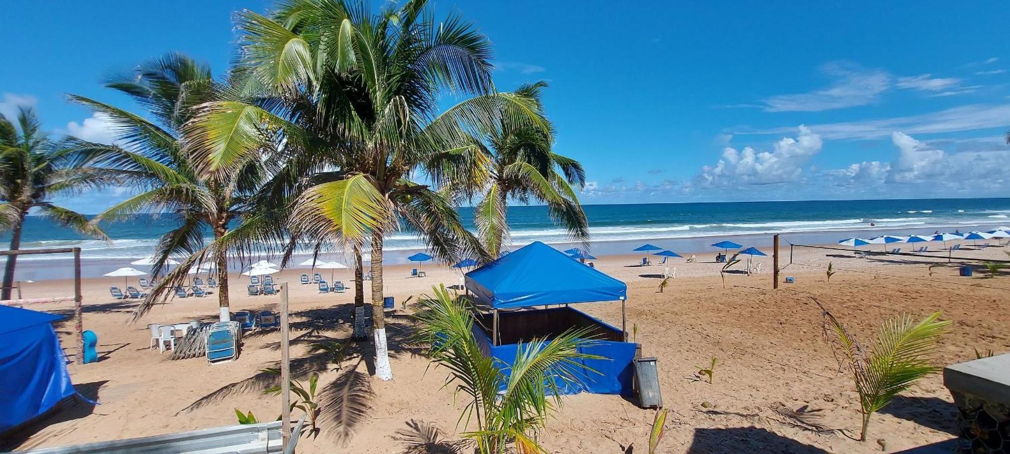 COPFL0102 - Pé na Areia! Kitnet para 5 pessoas em Praia do Flamengo por Beehost Salvador de Bahía Exterior foto